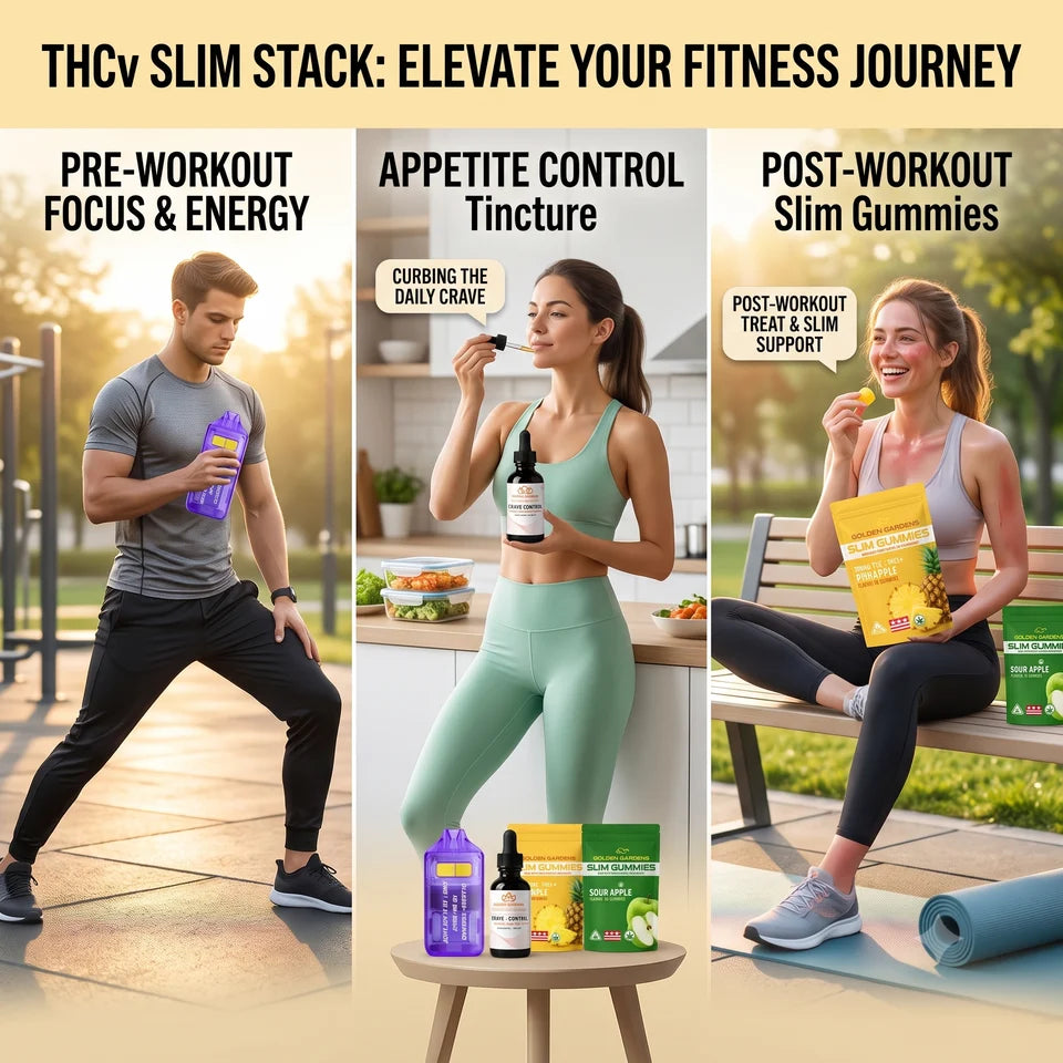Restore Balance - THCv Crave Control Bundle: Gummies, 2g Vaporizer & Tincture