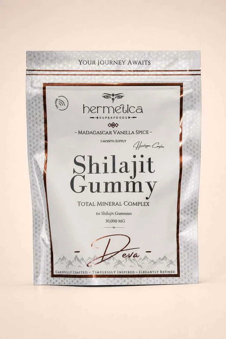 Deva Shilajit Gummies – Madagascar Vanilla Spice