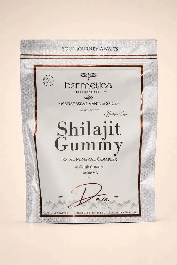 Deva Shilajit Gummies – Madagascar Vanilla Spice